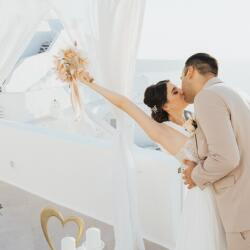 Fluid Elegant Photo Island Wedding Photography